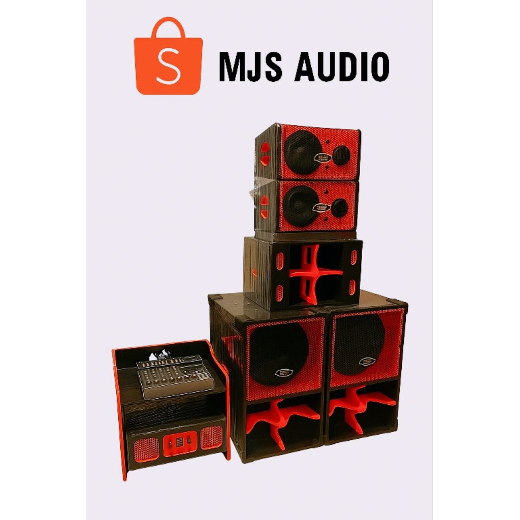 1 Set Miniatur Sound System 10 Inch — Full Set Siap Horeg