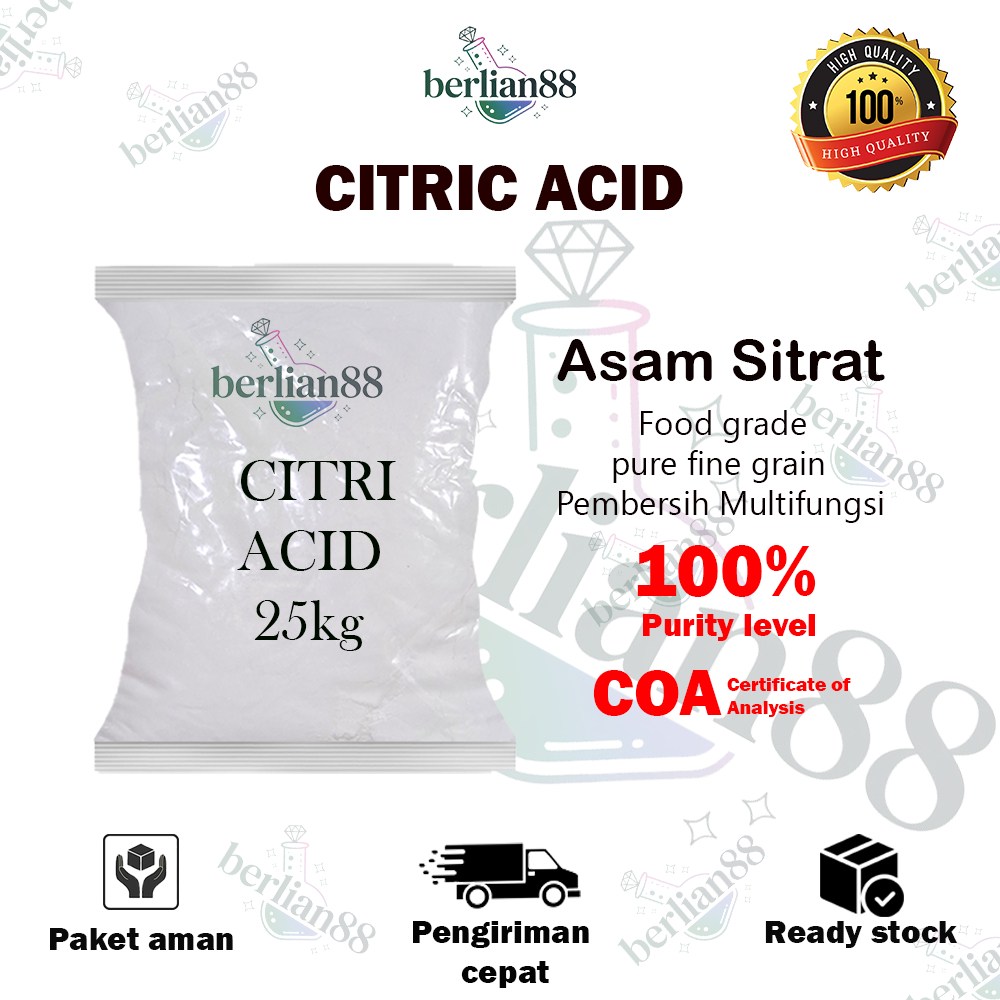Citric Acid 25Kg / Sitrun / Citrun / Asam Sitrat Murah