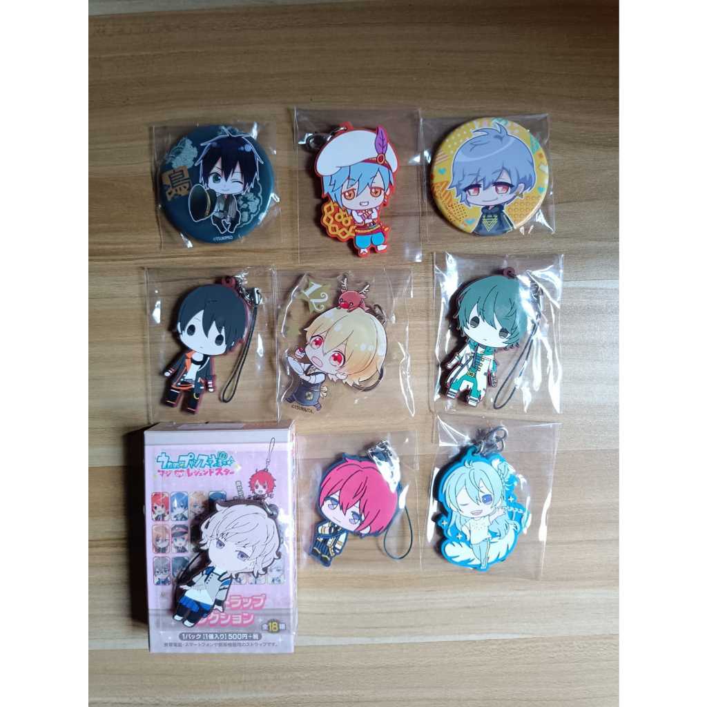 ENSEMBLE STARS A3 UTAPRI TSUKIUTA TSUKASA WATARU MISUMI SHION KAKERU ARATA RUI KEYCHAIN RUBBER