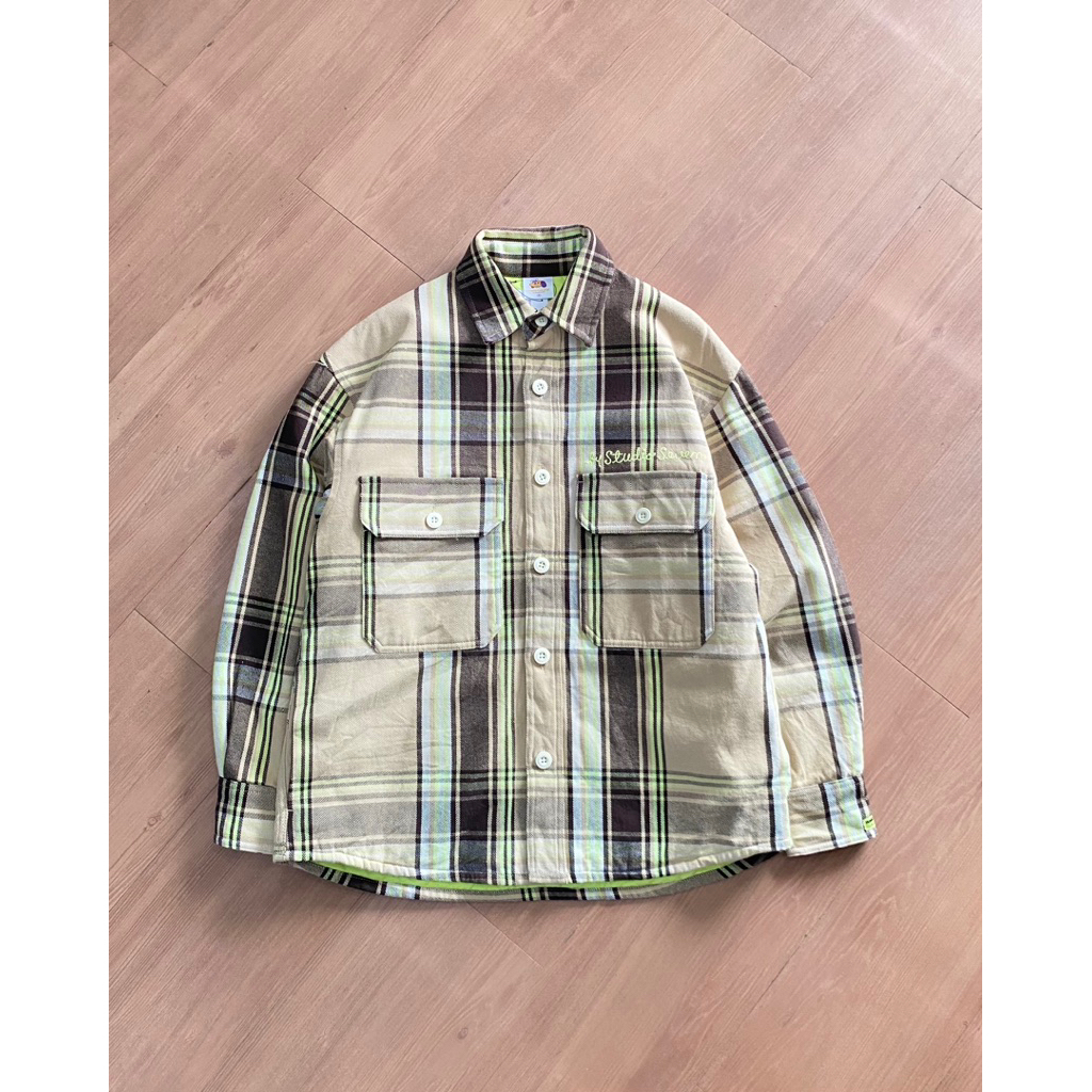 VINTAGE GU X STUDIO SEVEN OUTER QUILTED JACKET TARTAN