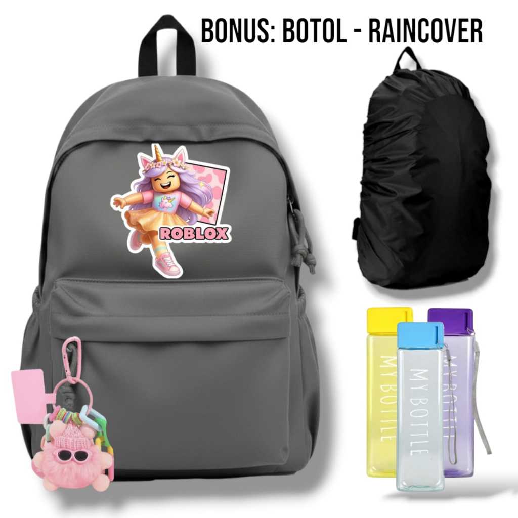 tas ransel anak -  tas sekolah roblox - tas anak perempuan - tas lucu roblox -  tas anak SD - tas ba