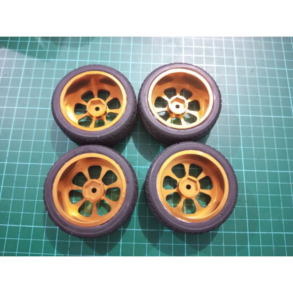 Ban & Velg RC Rally, Drift, Onroad Metal set RC Rally, Onroad, Hex 12