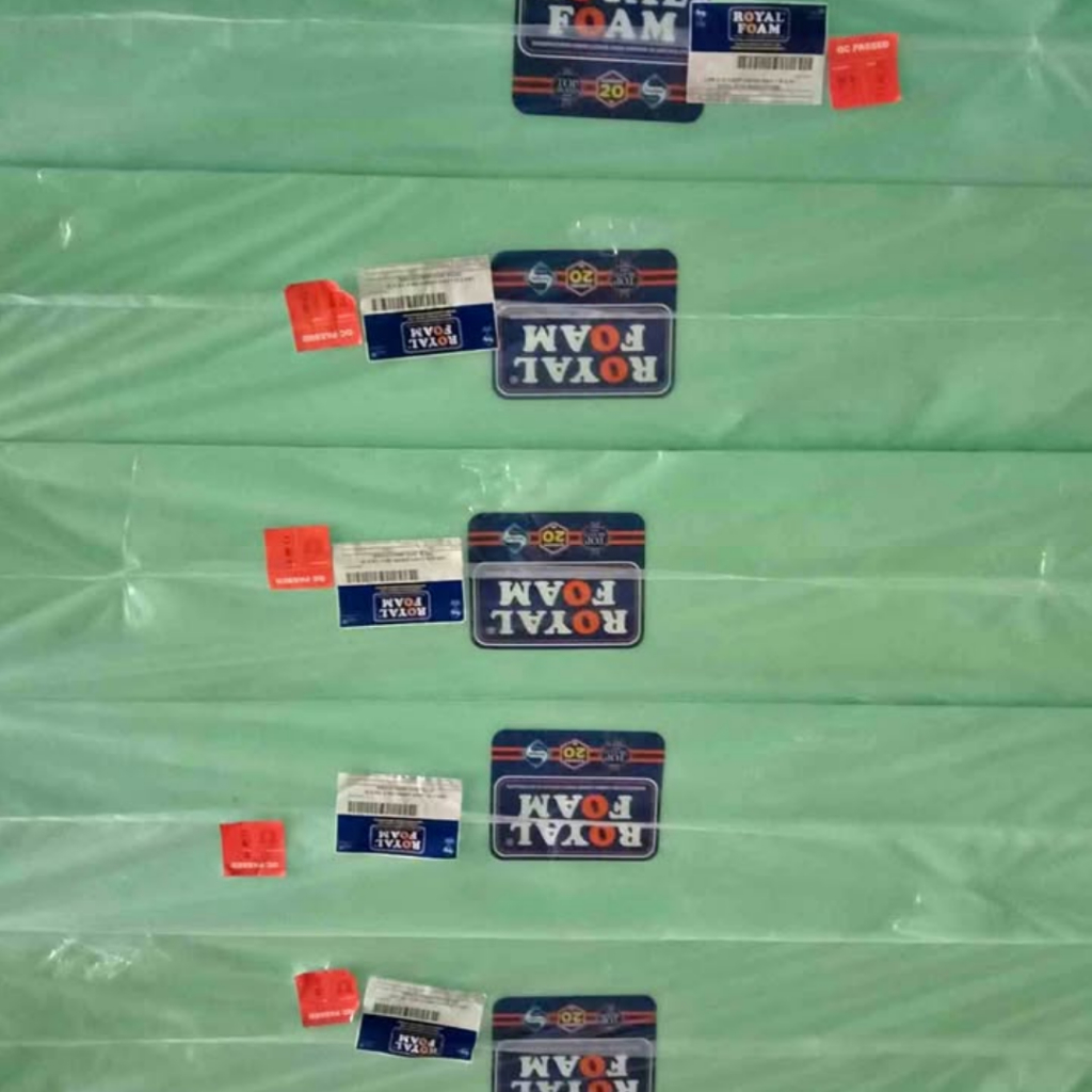 Kasur Busa Lembaran Royal Foam Tanpa Cover – Busa Padat Tidak Kempes – Garansi 15 Tahun