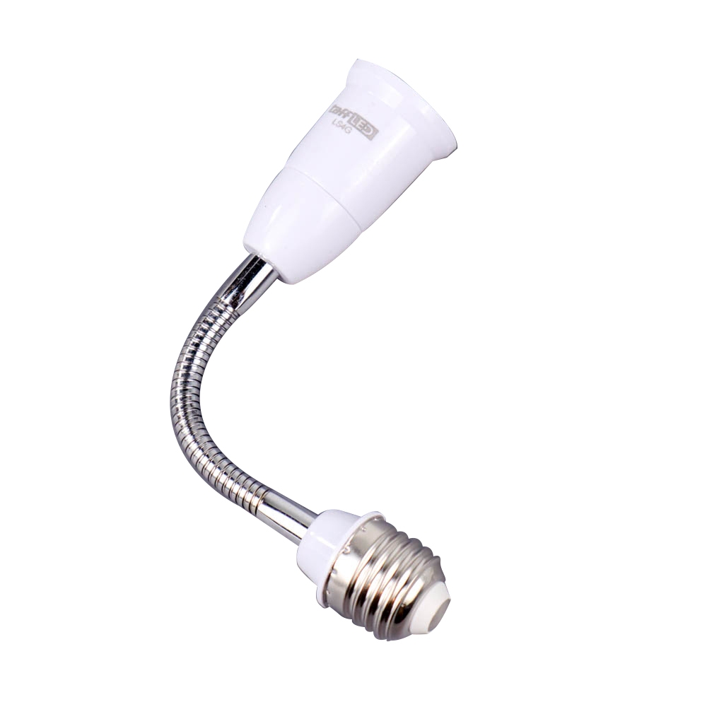 Adapter Lampu Ekstensi Bohlam LED E27 ke E27 110V-220V Konverter Fitting Lampu LED 20cm