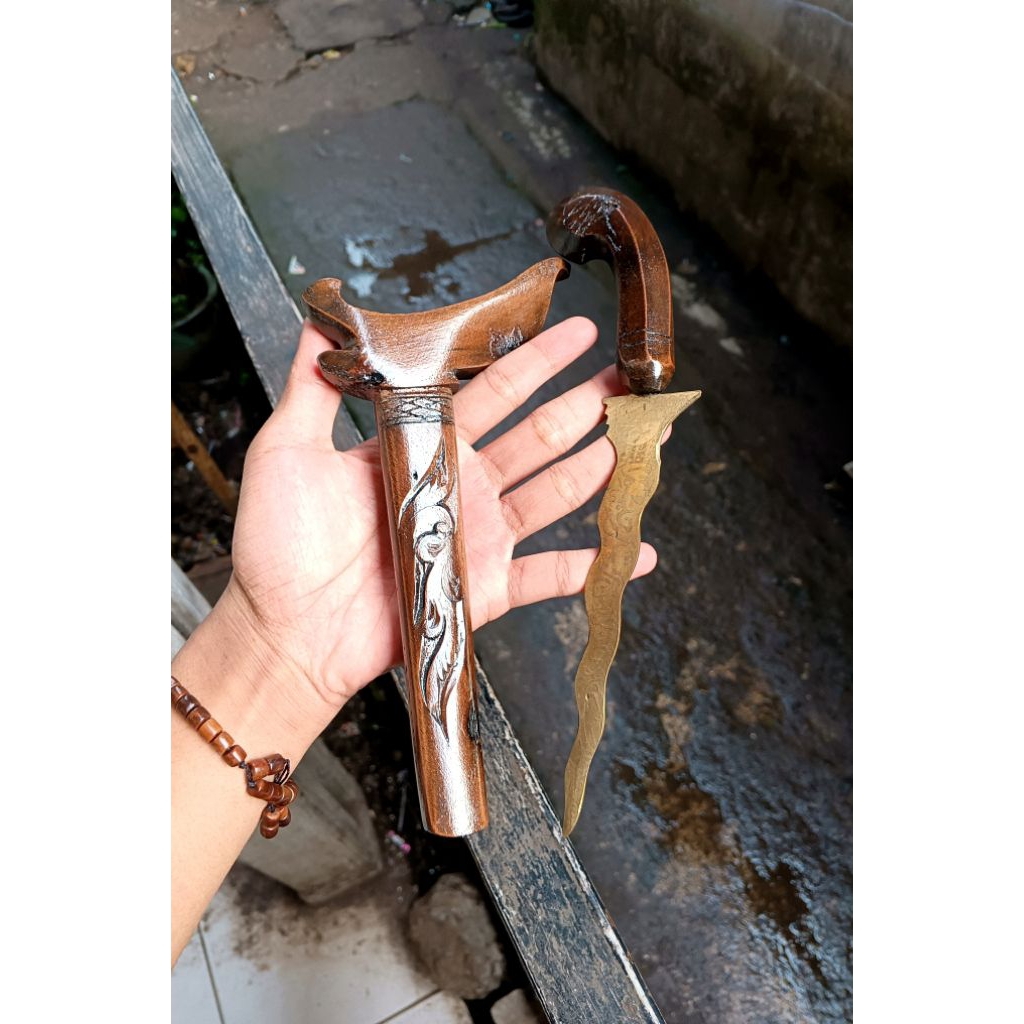 AKSESORIS KERIS KUNINGAN MINI