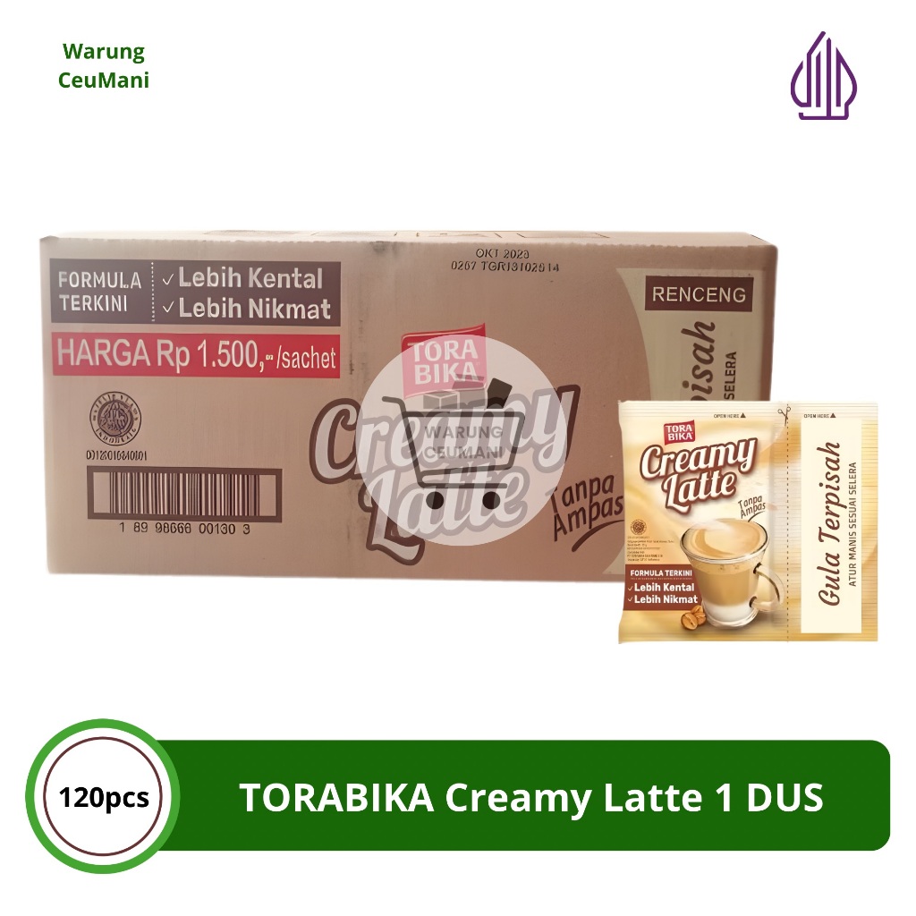 KOPI TORABIKA CREAMY LATTE DUS | WARUNGCEUMANI