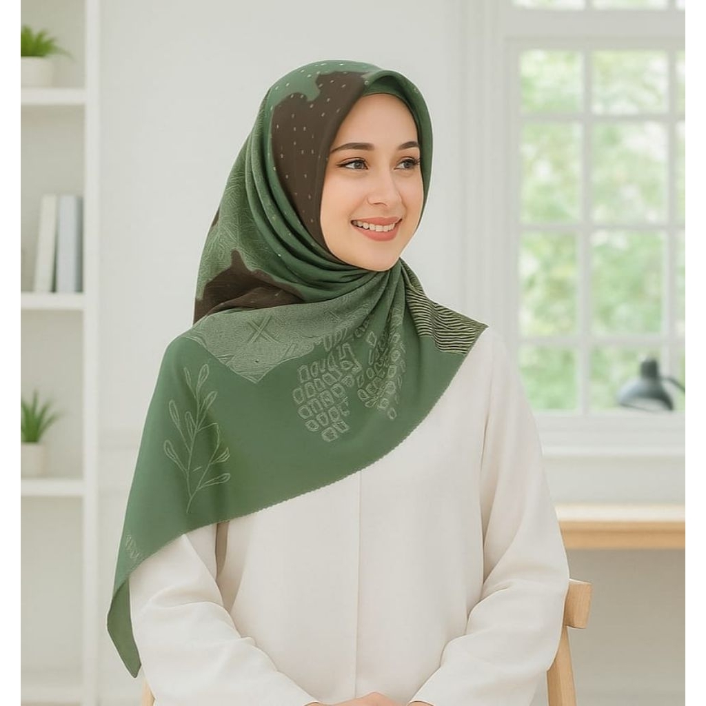 PROMO /IRIS /JILBAB VOAL PREMIUM /GROSIR HIJAB /HIJAB SEGI EMPAT /VOAL MOTIF PREMIUM /DEENAY KW
