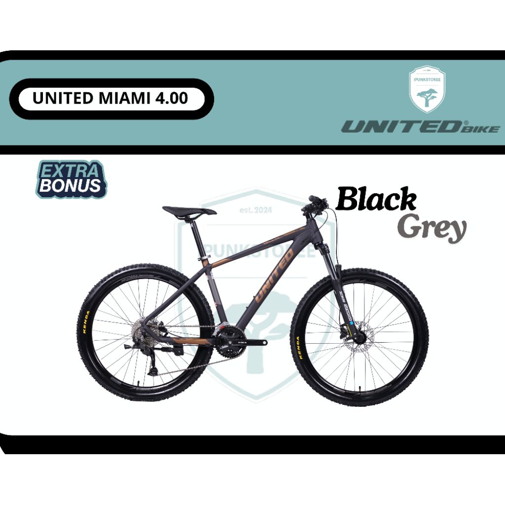 United Miami 4.0 Sepeda Gunung MTB Full Shimano