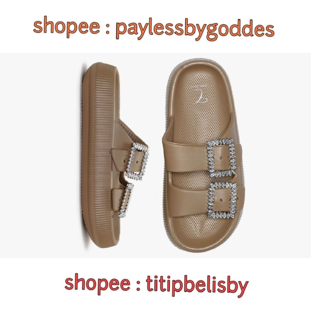 Jastip Termurah Payless by Goddes Sandal Slide Sendal Chrissie Patrice SALE