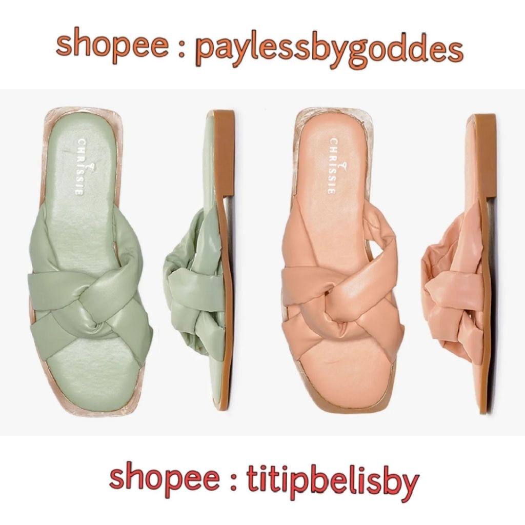 Jastip Termurah Payless by Goddes Sendal Sandal Chrissie Nathanie SALE