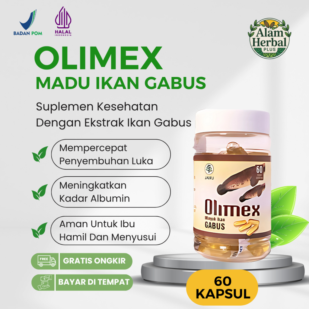 Olimex Minyak Ikan Gabus Obat Pasca Operasi Caesar