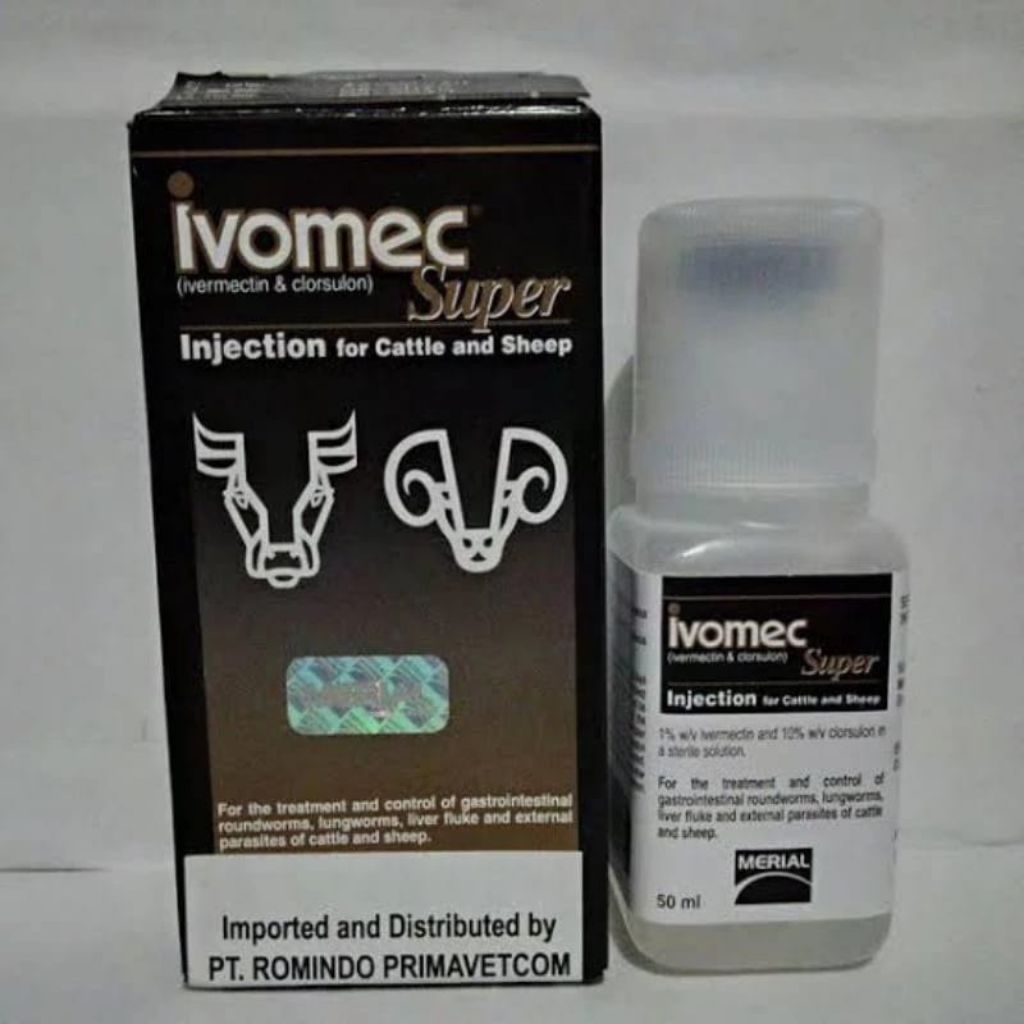 ivomec super injection 50 ml obat cacing kutu ivermectin clorsulon