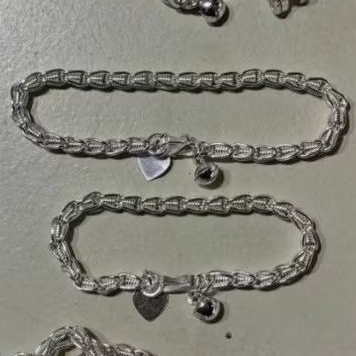 Gelang tangan rantai per perak murni