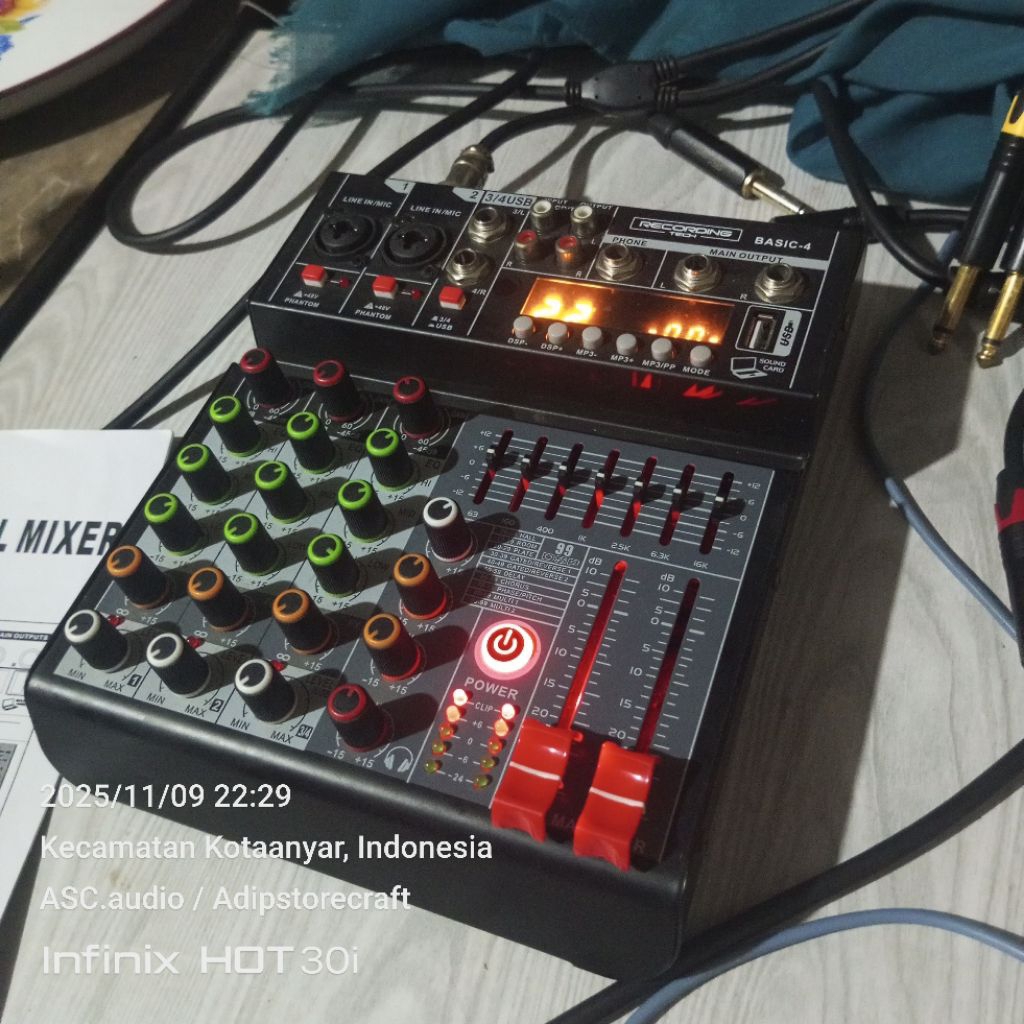(BEKAS) MIXER RECORDING TECH BASIC-4