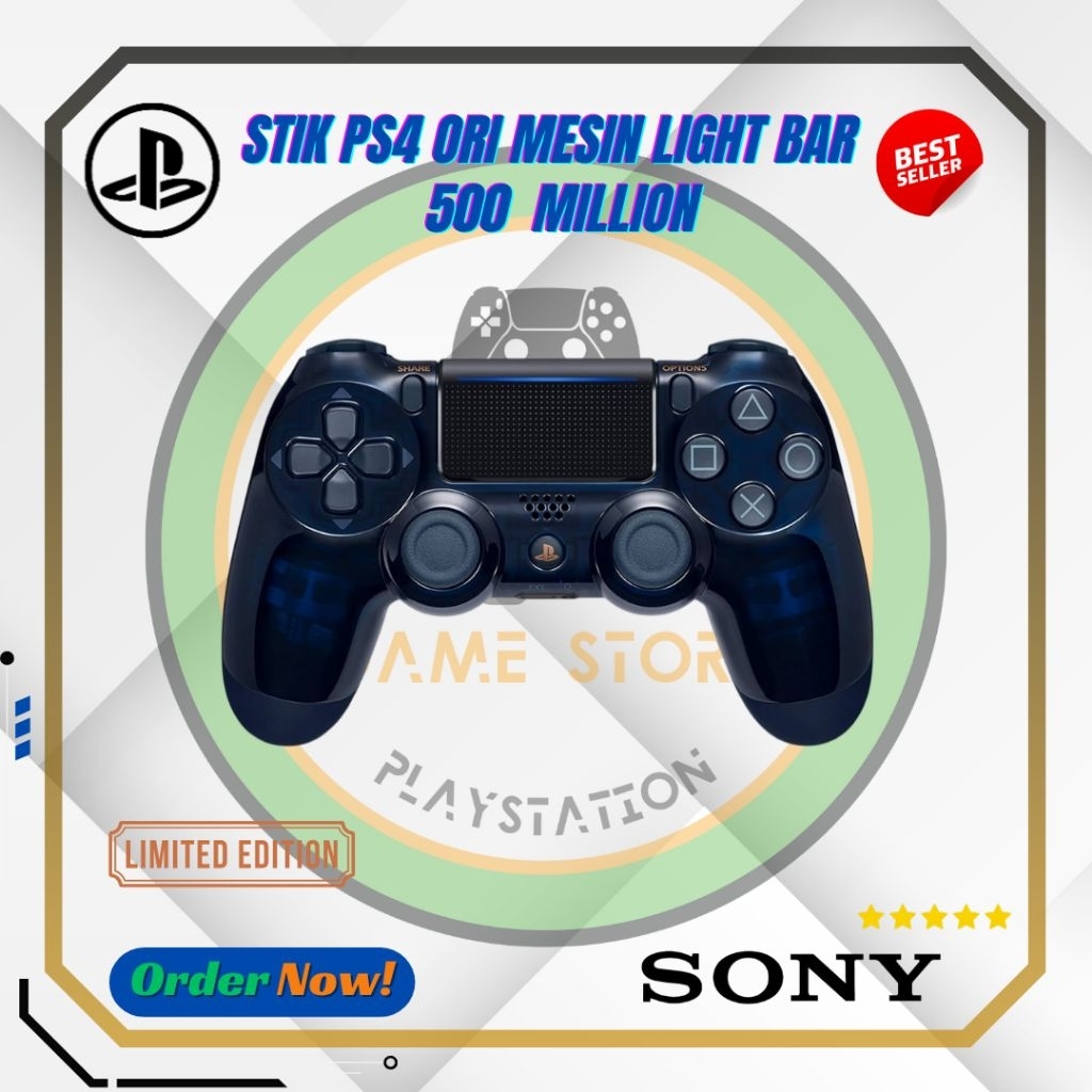 Stik Ps4 Ori Mesin 500 Million Limited Edition
