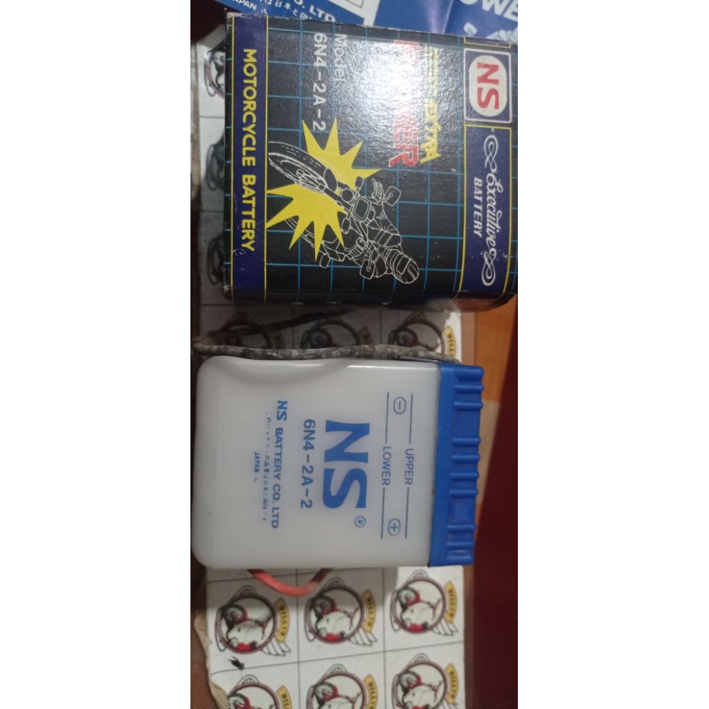 aki accu motor 6N4-2A-2 yamaha v80 v75 l2g l2sn yb100 yl a100 win c70 engkol