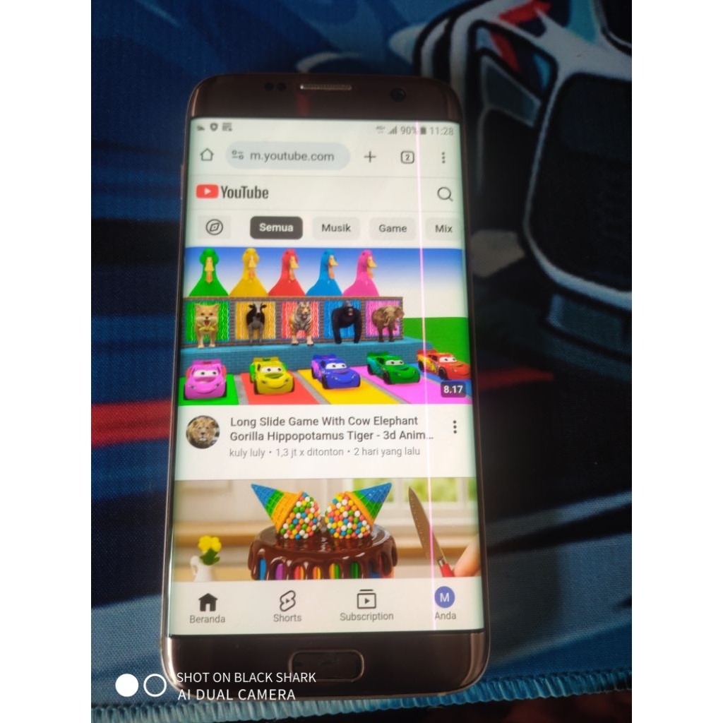 MESIN SAMSUNG S7 EDGE / SM-G935D (DOCOMO) RAM 4GB INTERNAL 32GB MESIN NORMAL TESTED NO POLA NO SANDI