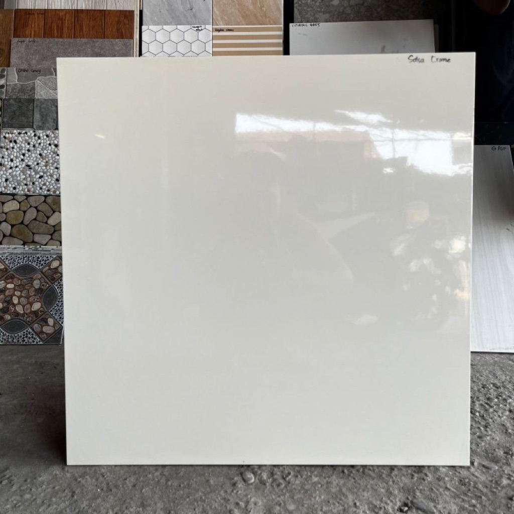 Lantai keramik Platinum salsa cream 60 x 60