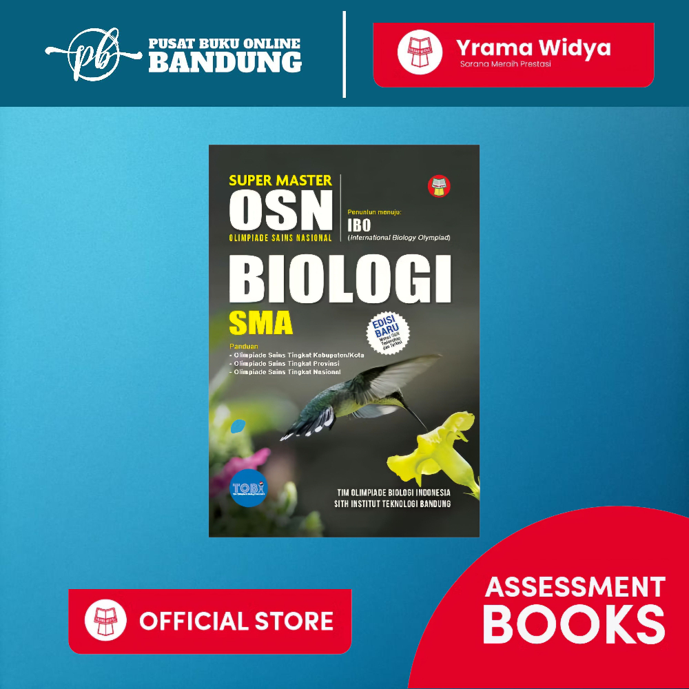 Buku Super Master OSN Biologi (Olimpiade Sains Nasional) Untuk SMA/MA - Tobi