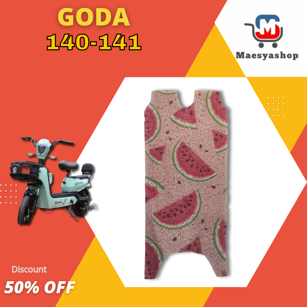 Karpet Sepeda Listrik Goda 140-141 Motif Semangka
