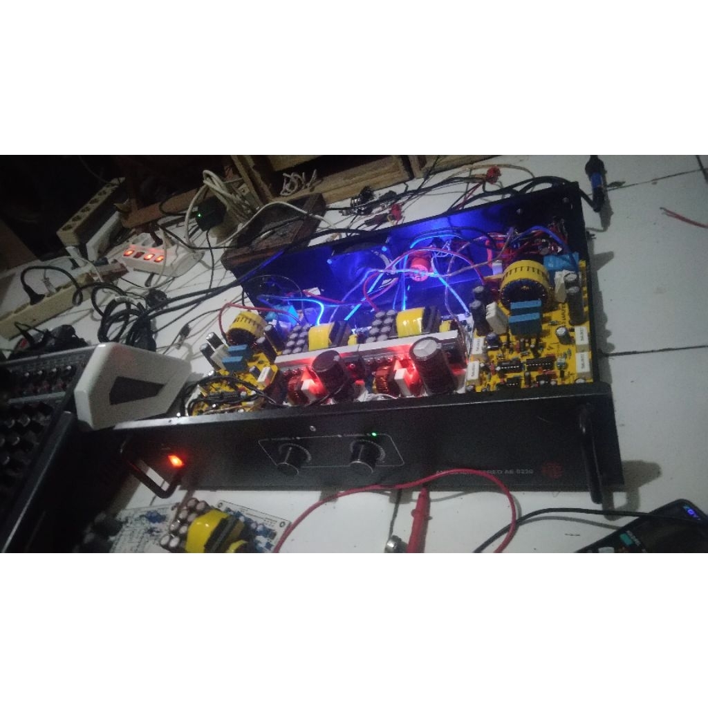 amplifier class D 2000watt stereo double smps