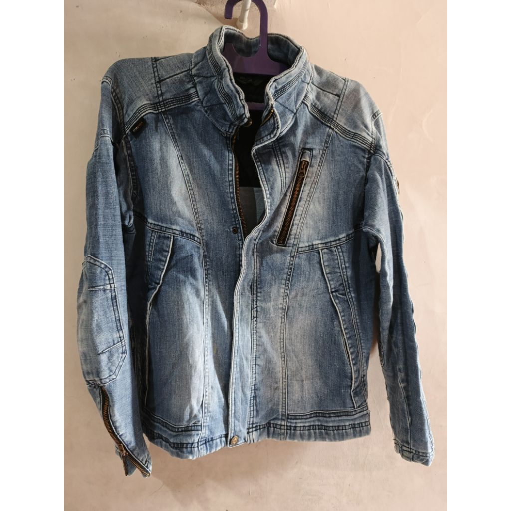 Jaket motor ziper Fieldcore