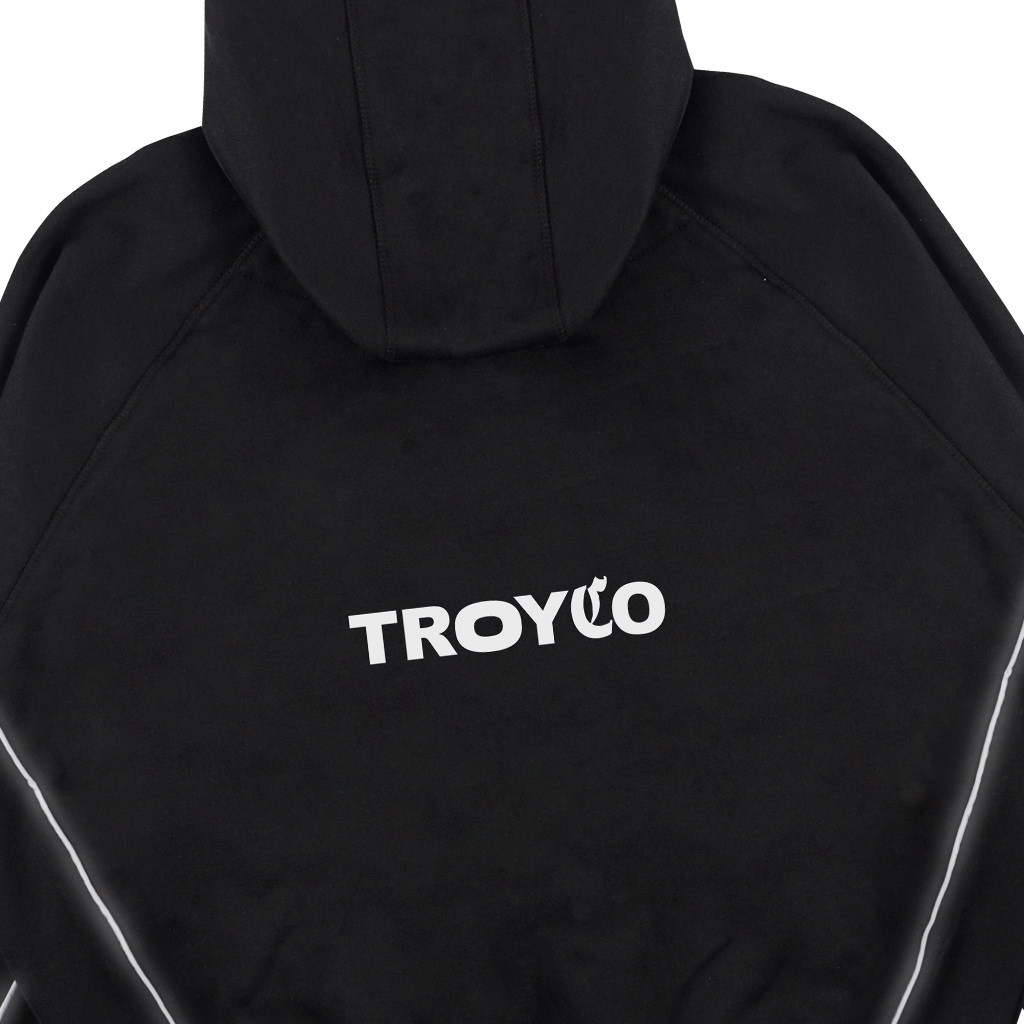 Troy Company Boxy Hoodie Starlight Black Er Tears - Hoodie Boxy Reflective Hitam BSH 3405
