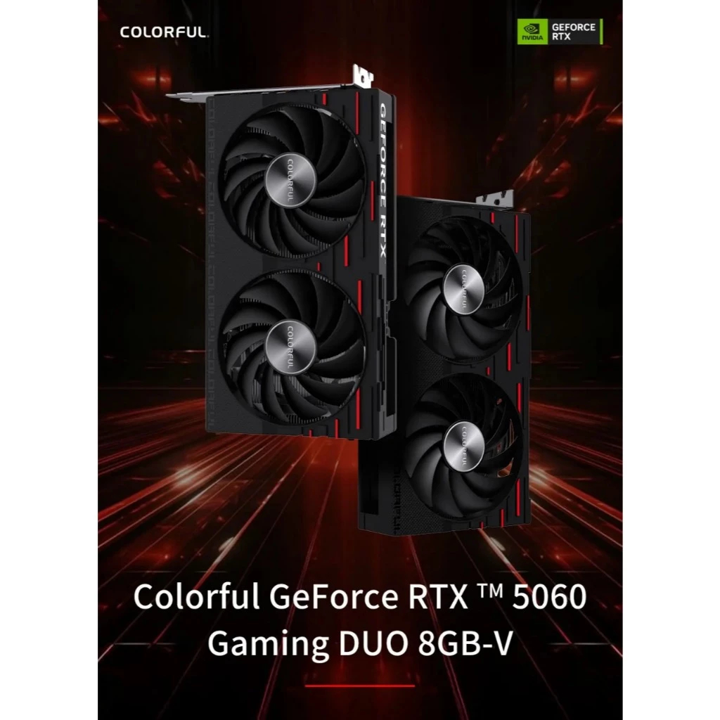 VGA COLORFUL GeForce RTX 5060 Gaming DUO 8GB-V GDDR7