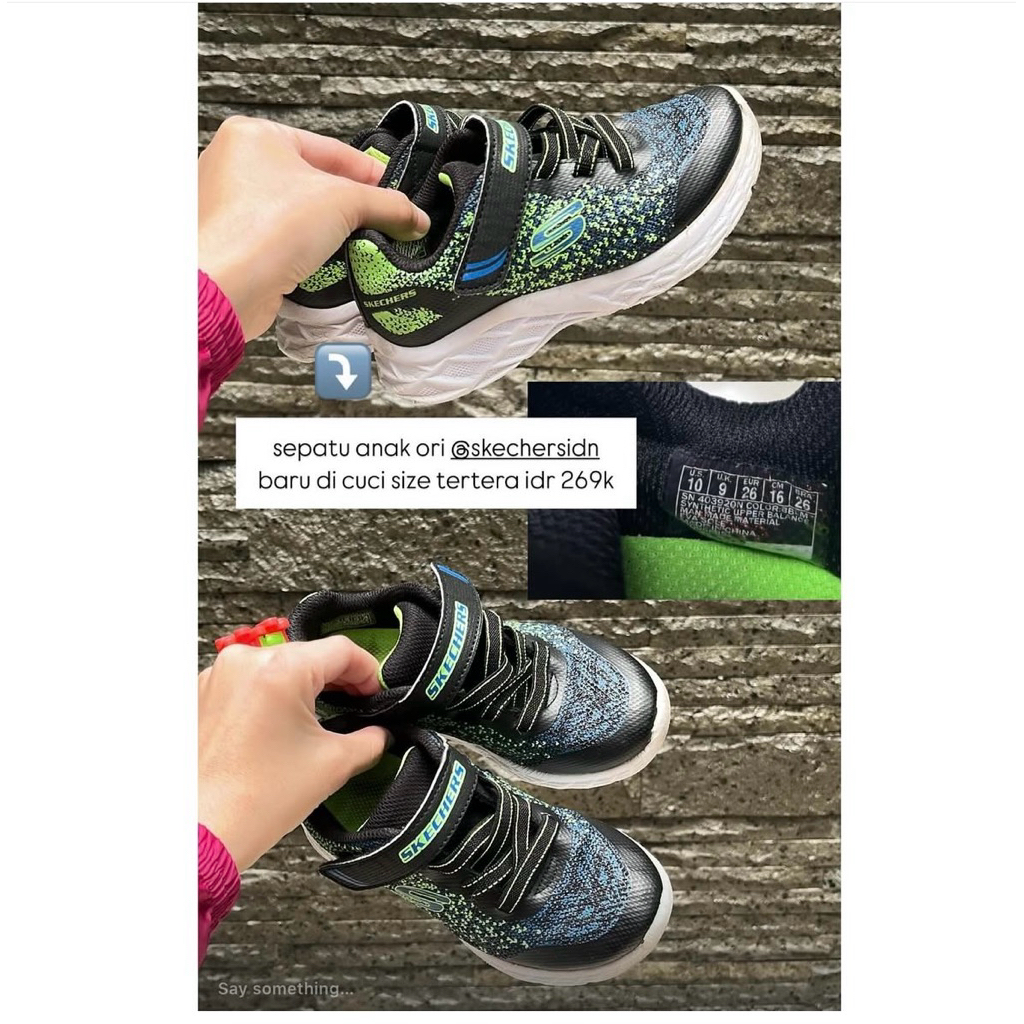 Sepatu Ori Skechers Anak