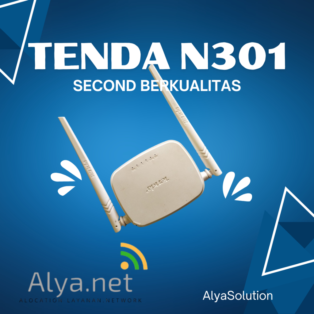 Router Tenda N301 Bekas Normal Pemakaian Sehari-Hari