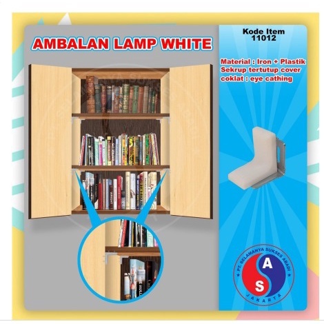 Ambalan Kayu Lamp Coklat Siku L Penyangga Besi Plastik Trapes winston surabaya / PC