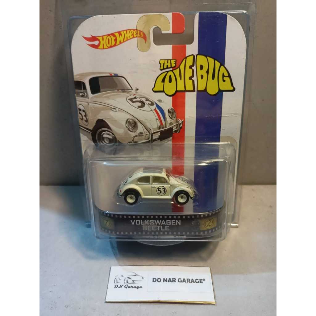 Hot Wheels Retro Entertainment The Love Bug – Volkswagen Beetle