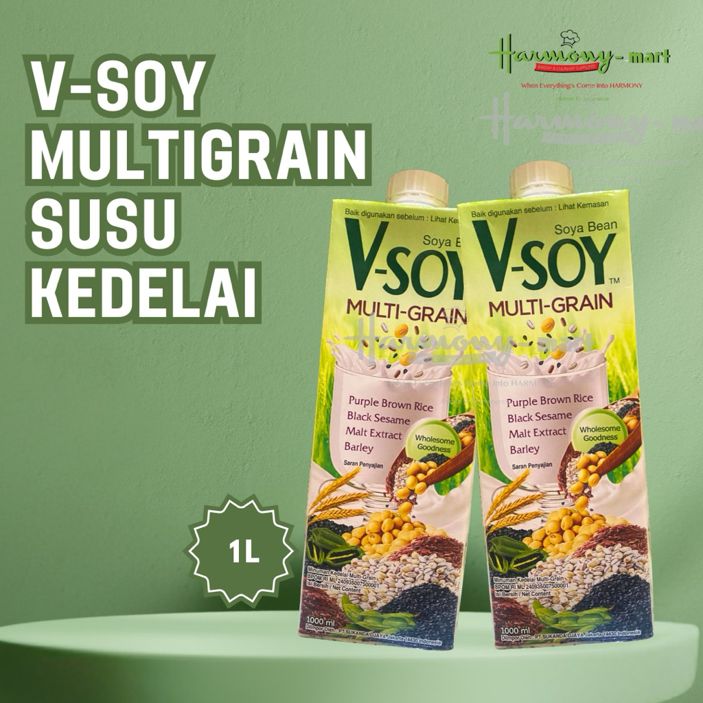 V-SOY Multigrain Susu Kedelai - 1L