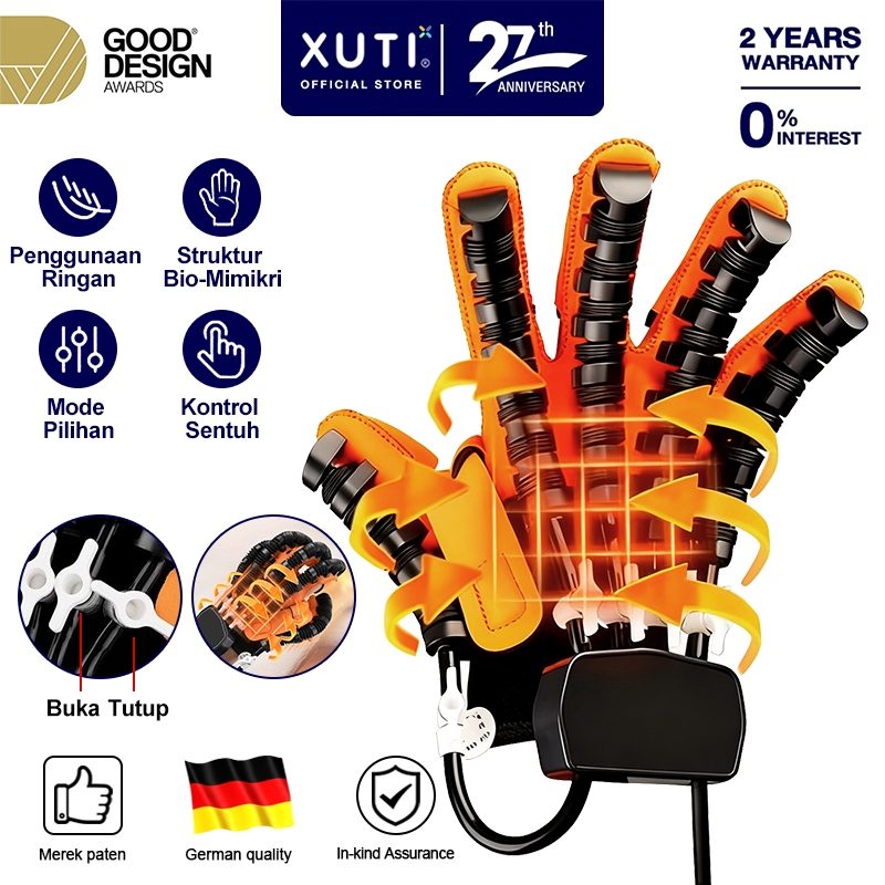 Sarung Tangan Robot Rehabilitasi/ Terapi Pemulihan Jari / Terapi Stroke, Stroke Finger Training Massage