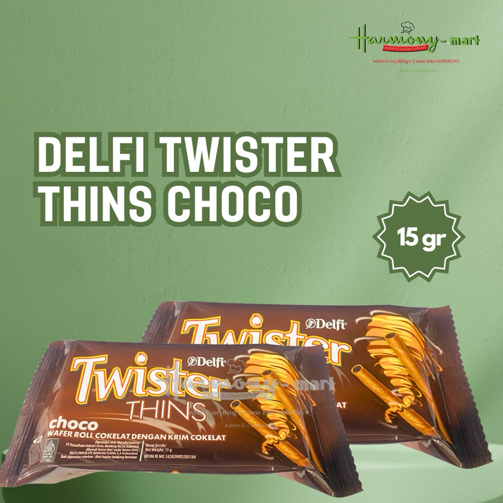 DELFI Twister Thins Choco - 15gr