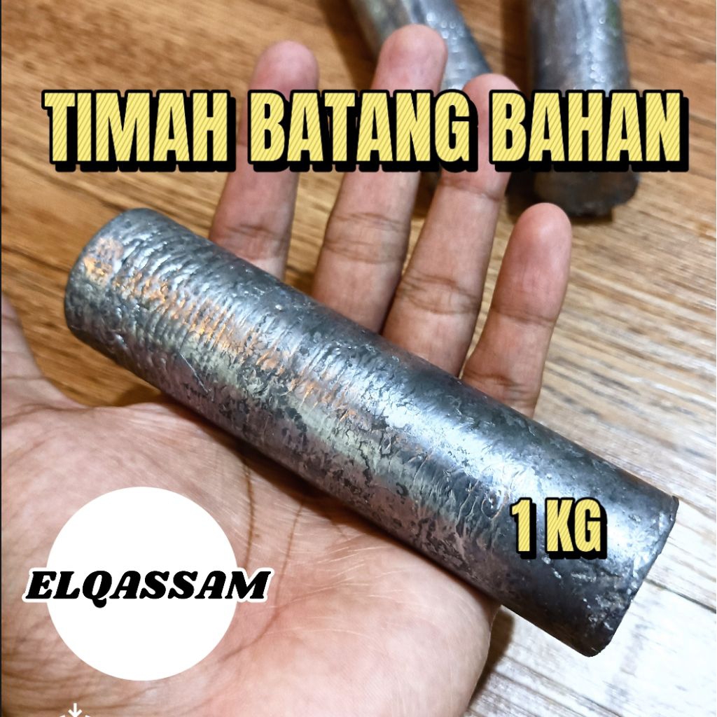 TIMAH BAHAN BATANG 1 KG / TIMAH KERAS 1 KG MURNI KUALITAS TERJAMIN / TIMAH BANDUL PANCING