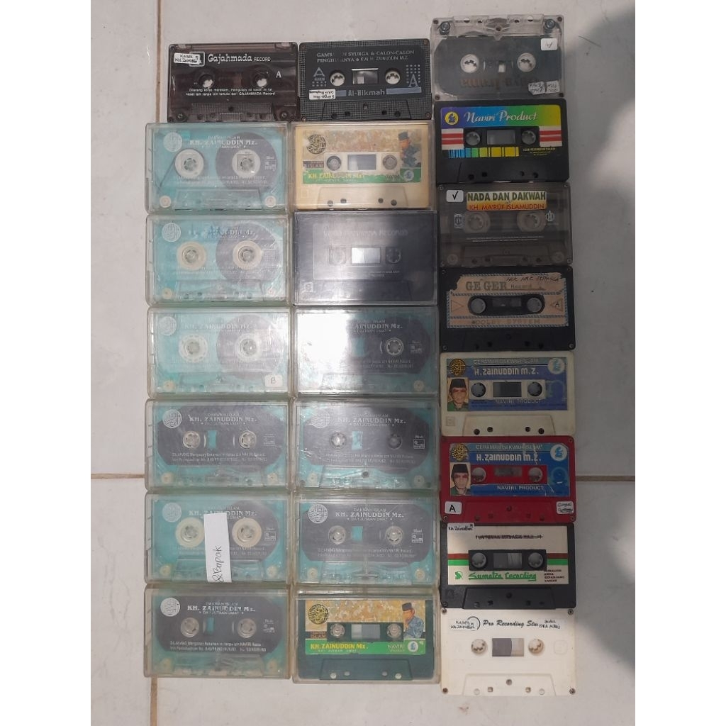 Kaset Pita Dakwah Kh.Zainuddin Mz Tanpa Cover Borongan - Original