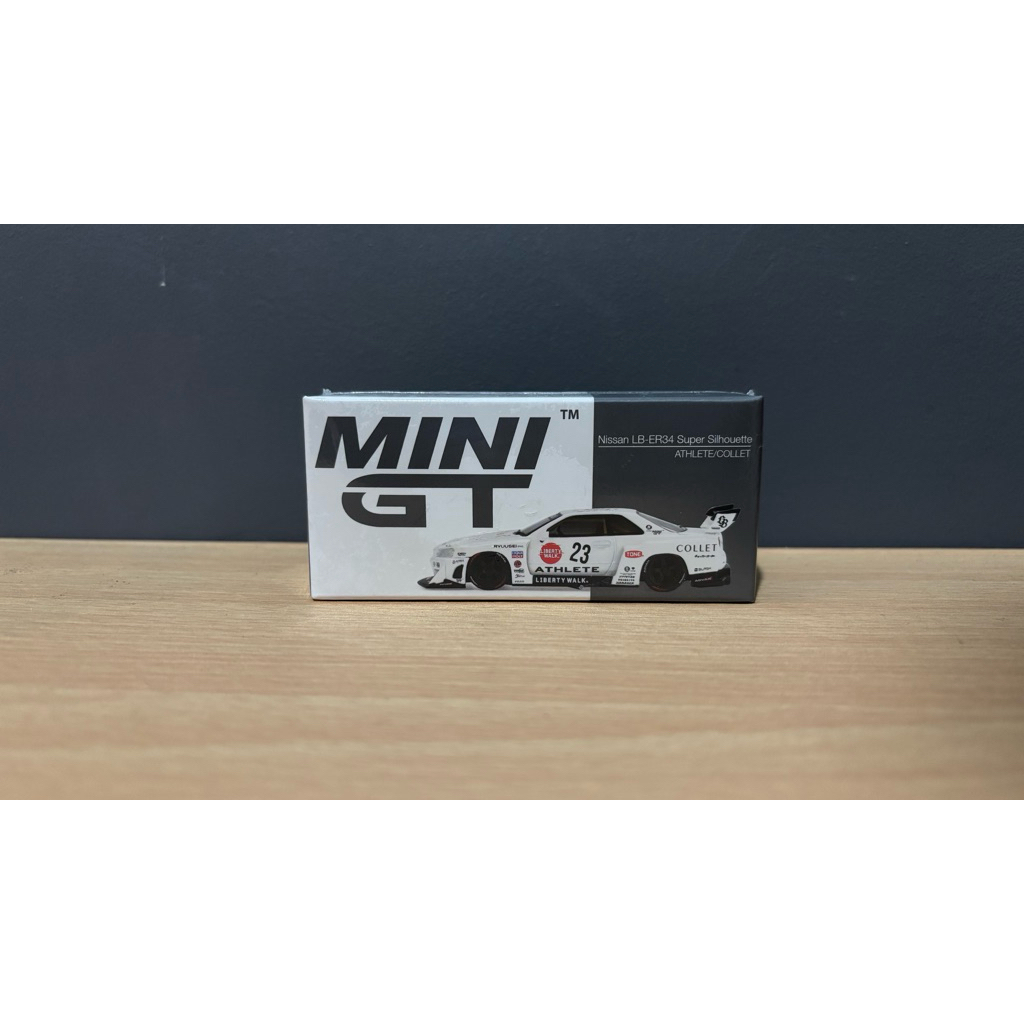 mini gt nissan lb er34 super silhoutte athlete/collet lbwk er34
