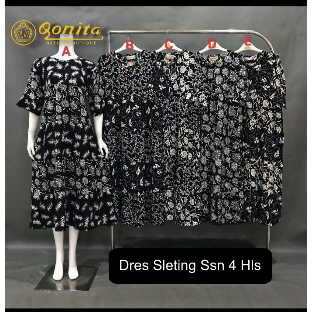 daster Qonita batik 3/4 ( ld 110/125)