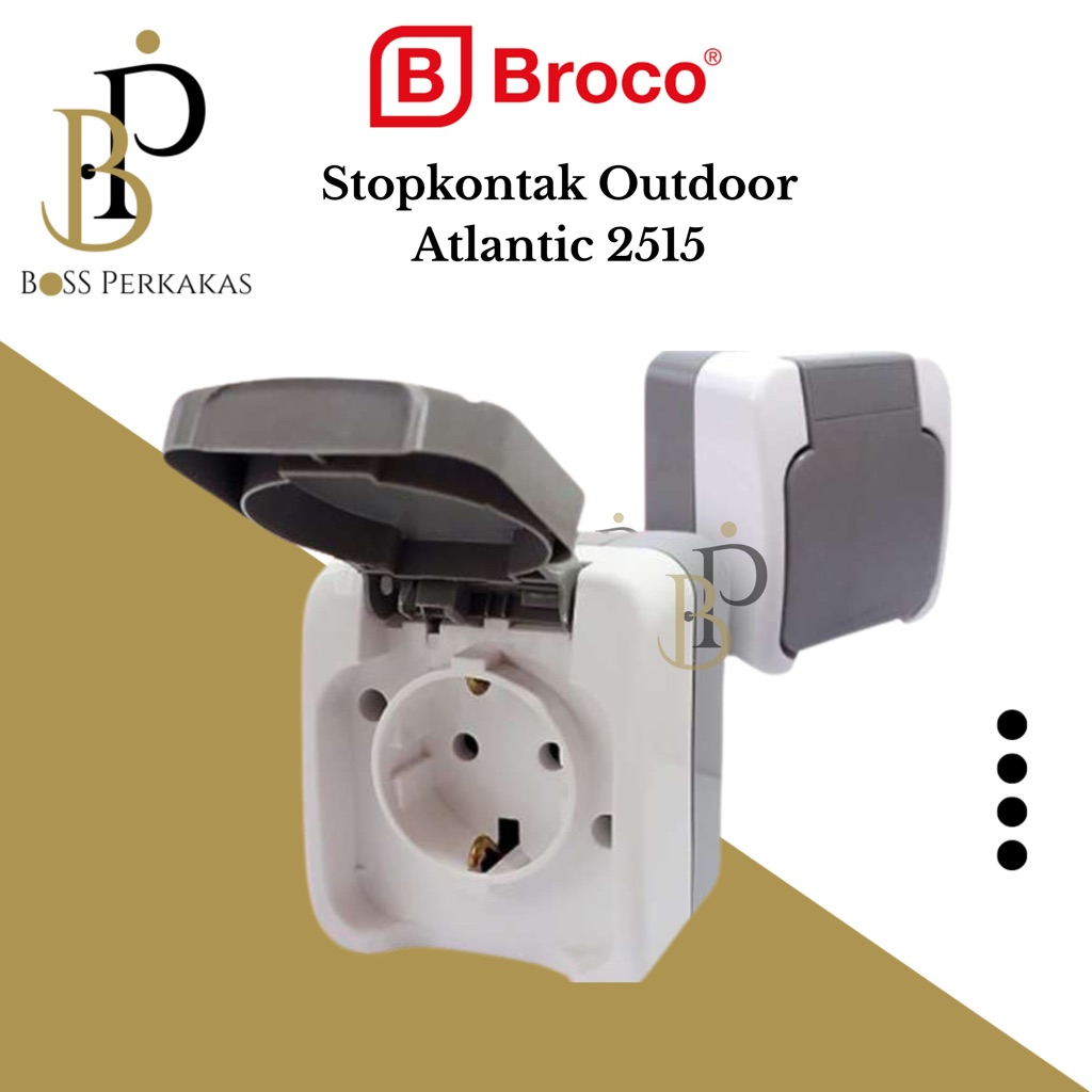 Stopkontak Broco Atlantic // Stopkontak Outdoor Waterproof Atlantic Broco