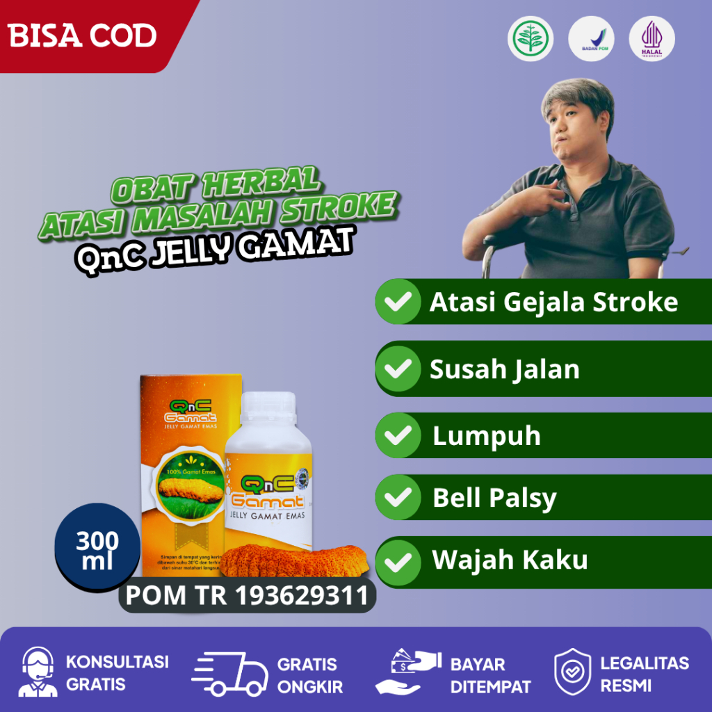 QnC JELLY GAMAT EMAS mas Asli 100% Original Dari Ekstrak Teripang Emas Pilihan - 300ml