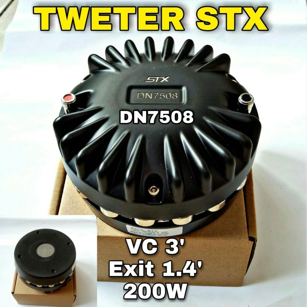 TWEETER NEO STX DN7508 TWITER DN 7508 TWETER ORIGINAL NEODYNIUM VOICE COIL 3 INCHI