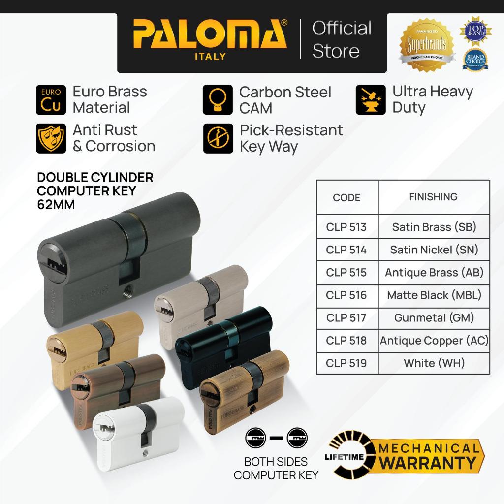 PALOMA Cylinder Kunci Pintu CLP 513 CLP 514 CLP 515 CLP 516 CLP 517 CLP 518 CLP 519 Silinder Anak Co