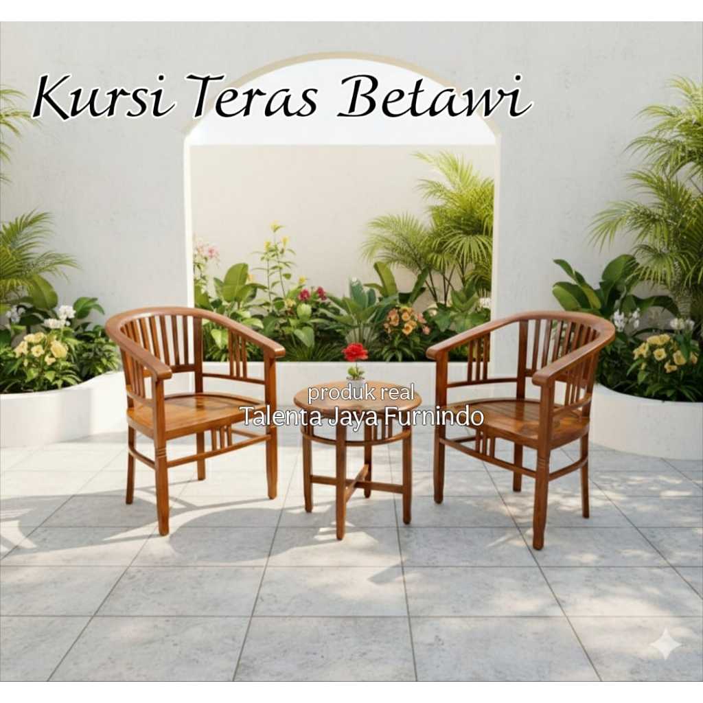 Kursi Teras Betawi - Kursi teras - Outdoor