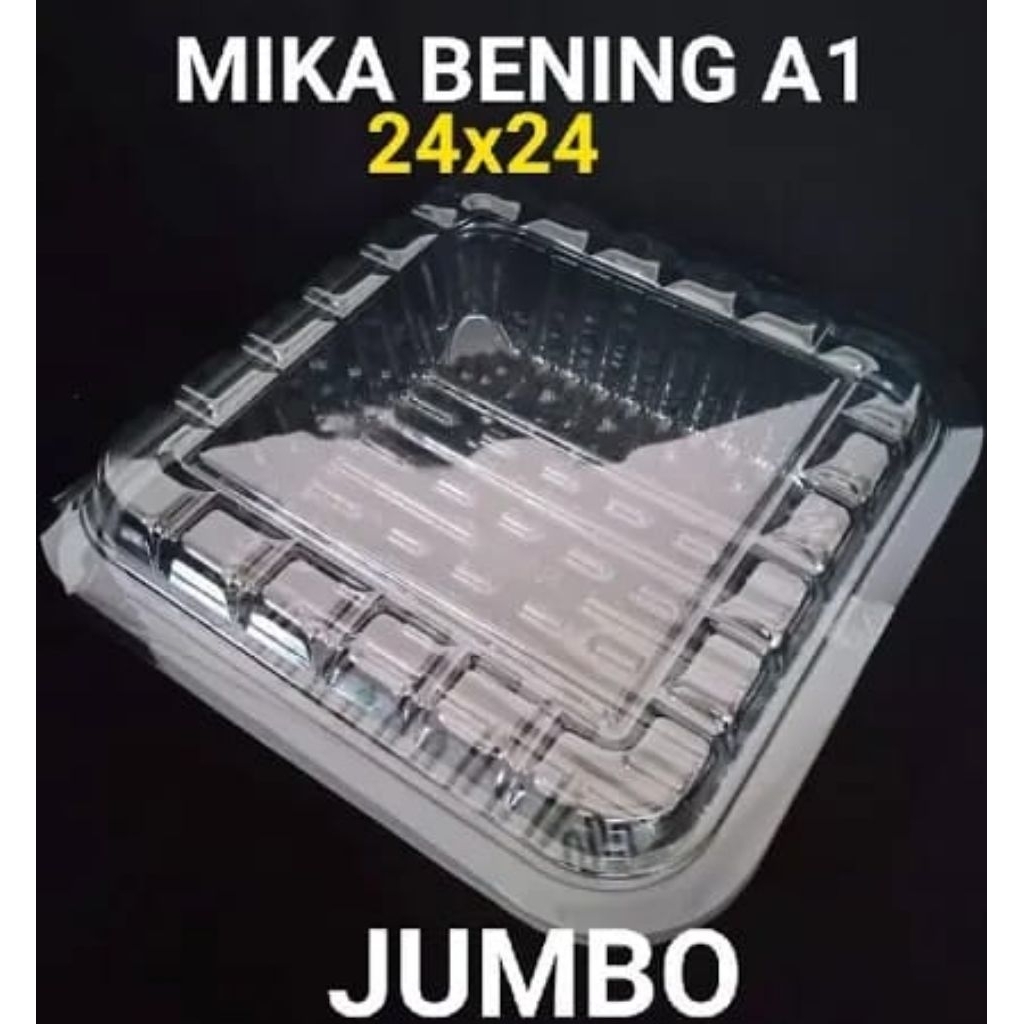 mika bolu kotak send 1 jumbo ukuran 24x24x8 per pcs