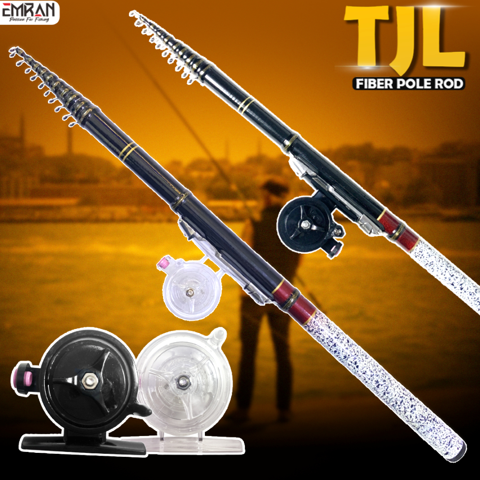 Joran Tegek Set Kolong Orca TJl Ruas Pendek dan Reel Tokos FX 45 COD Gratis Ongkir