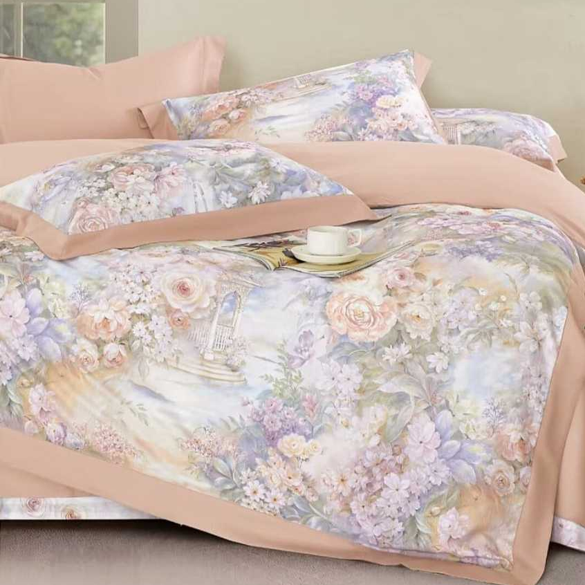 SLEEP PROJECT Paket Sprei Bedcover Quilt Cover Full Set Organic Cotton | Frieda