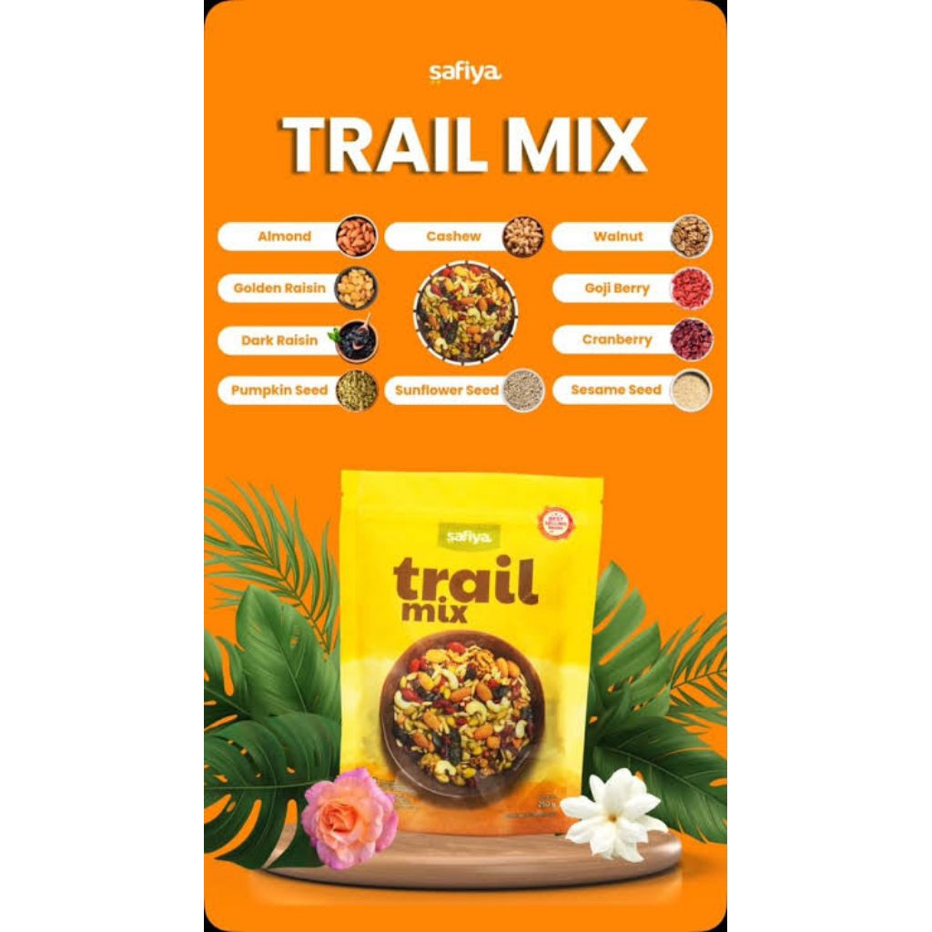 safiya trail mix snack sehat biji2an diet