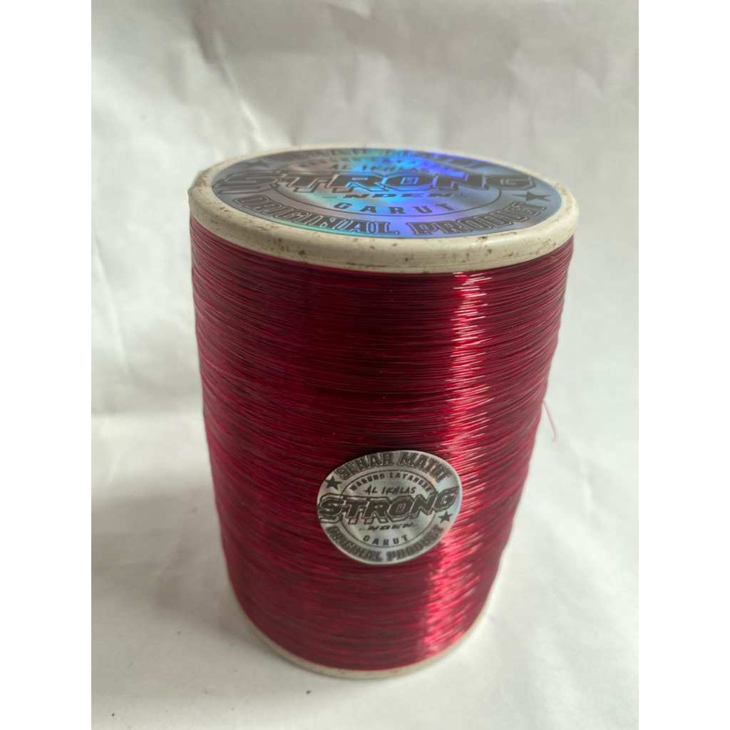 Promo Senar Mati Total  0,28 Merah Maroon