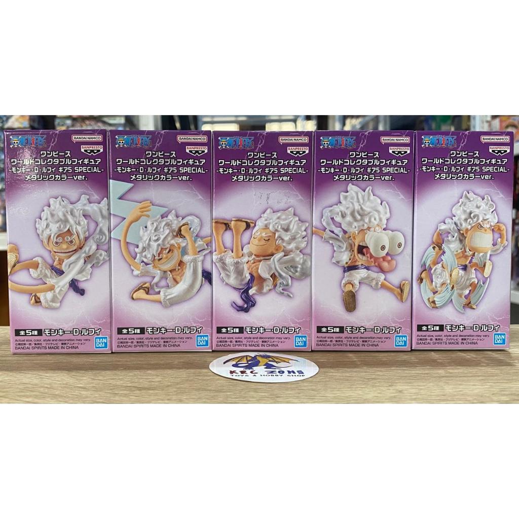 BANDAI BANPRESTO WCF ONE PIECE SPECIAL MONKEY D. LUFFY GEAR 5TH NIKA VERSION (SET 5 PCS)